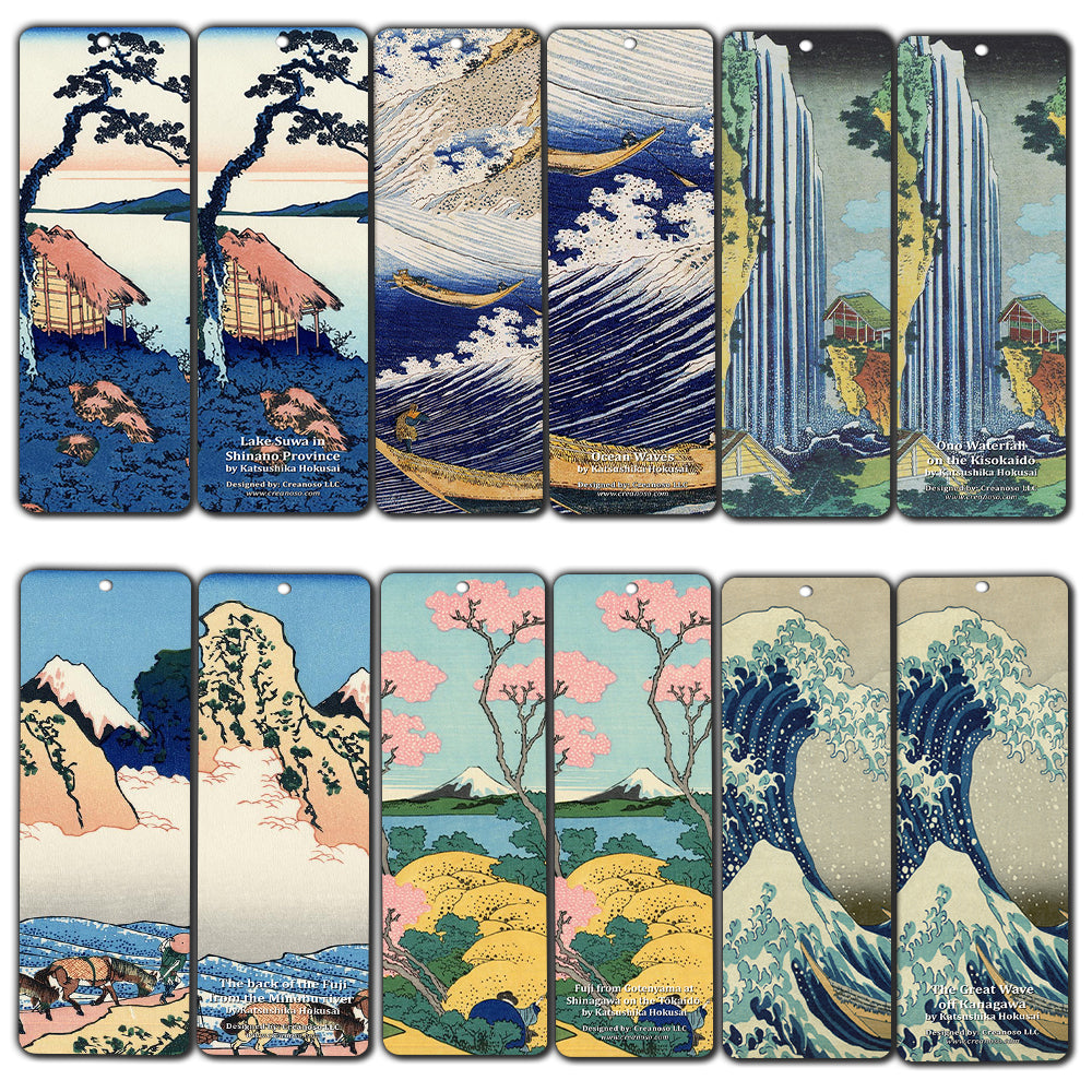 Creanoso Katsushika Hokusai Japan Art Bookmarks A A A œ Classical Jap