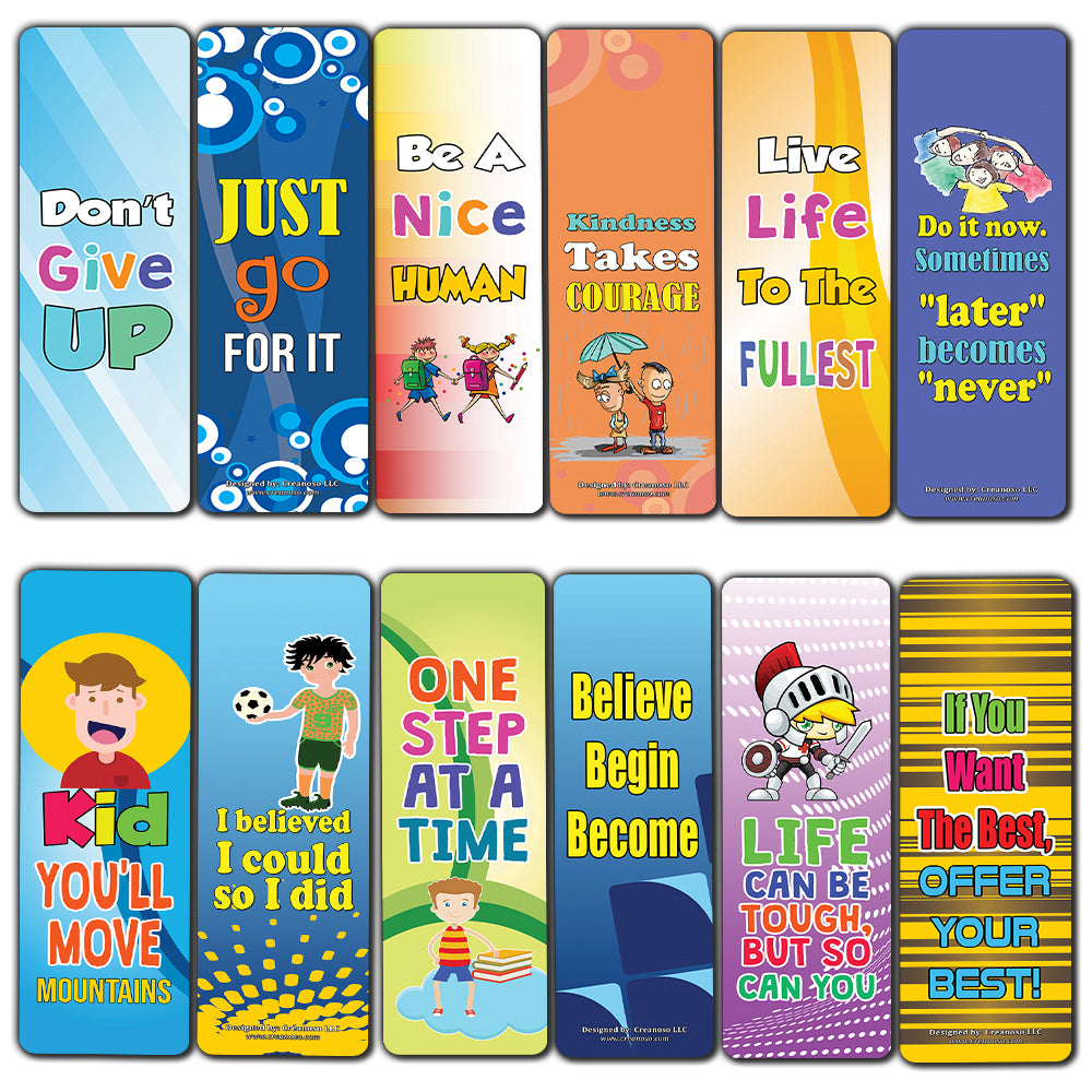 Creanoso Motivational Encouragement Bookmarks For Kids A A A œ Awesom