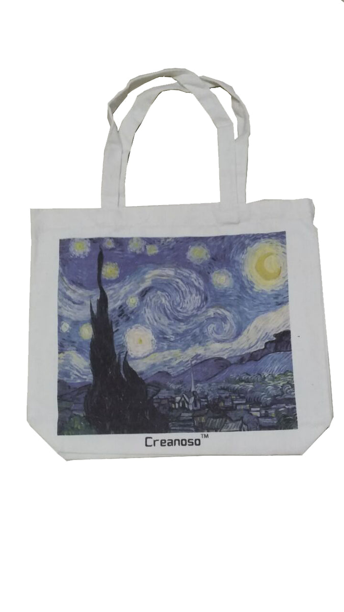 starry night tote bag