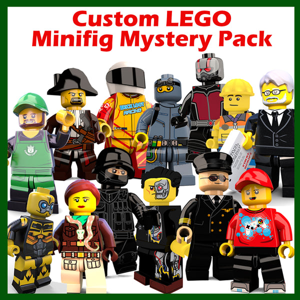Custom Printed Minifigure Mystery - 100% LEGO Elements – Brick Loot