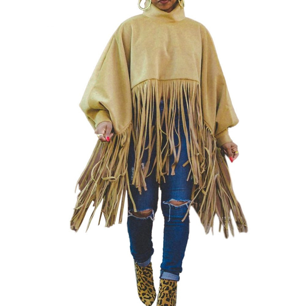 Poncho da donna molto caldo