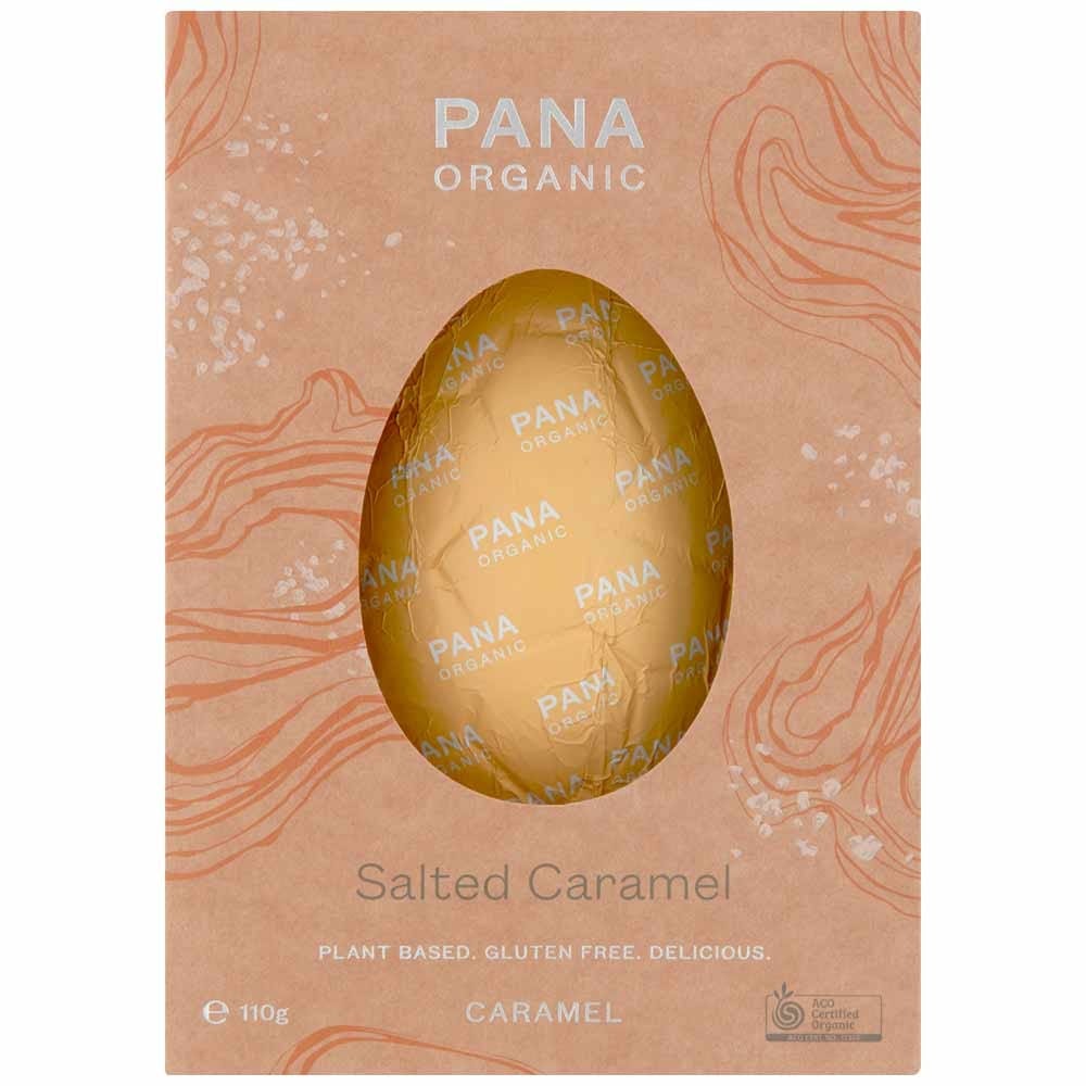 Pana Organic Vegan Caramel Chocolate Easter Egg 110g - Salted Caramel – Biome