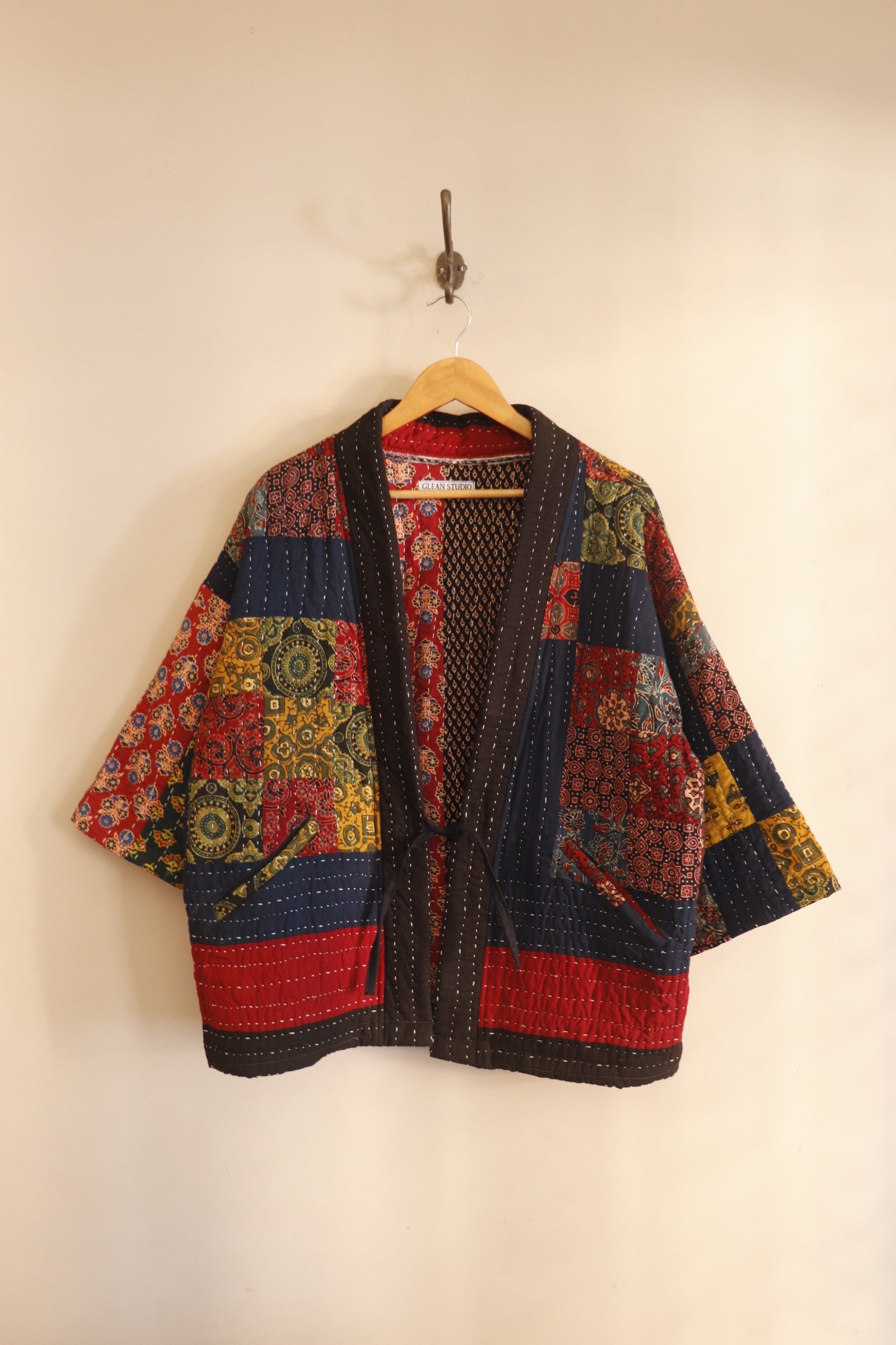 Patchwork Quilted Japanese Haori – gleanstudio