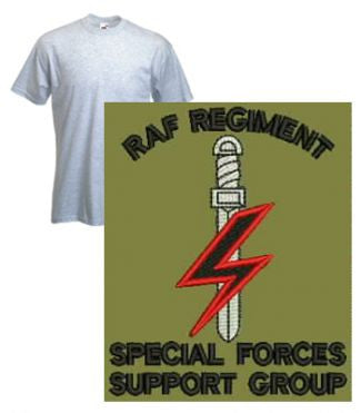Jo da frost forbundet RAF Regiment SFSG T-Shirt – Military Bullion Badges Store