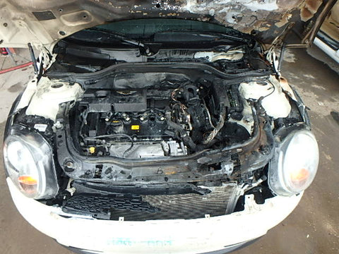 Example of damage in engine bay.