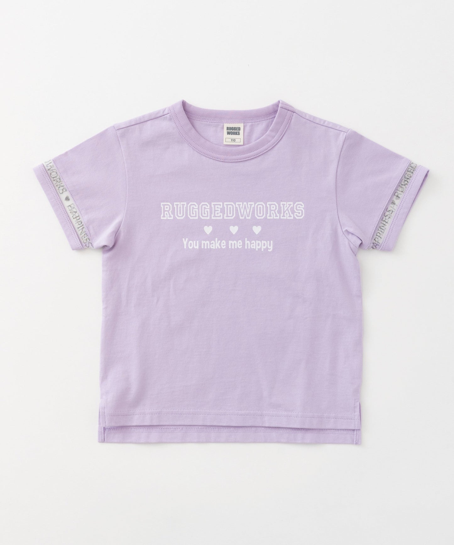 袖ラインチュール半袖TEE