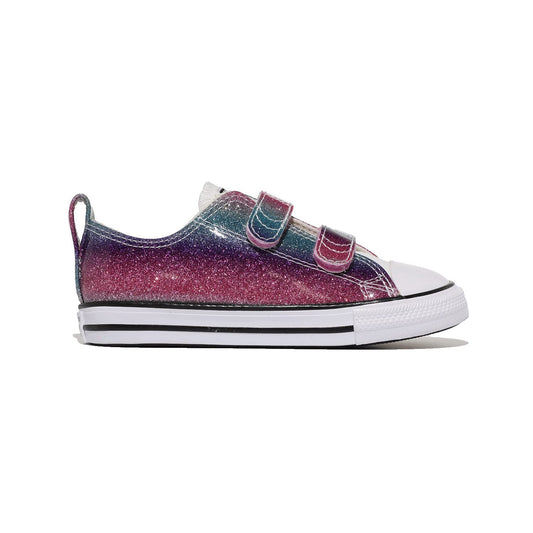 Image 2 of Chuck Taylor® All Star® 2V Glitter Drip Ox (Infant/Toddler)