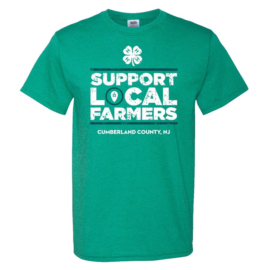 Custom Support Local Farmers Tee – Shop 4-H
