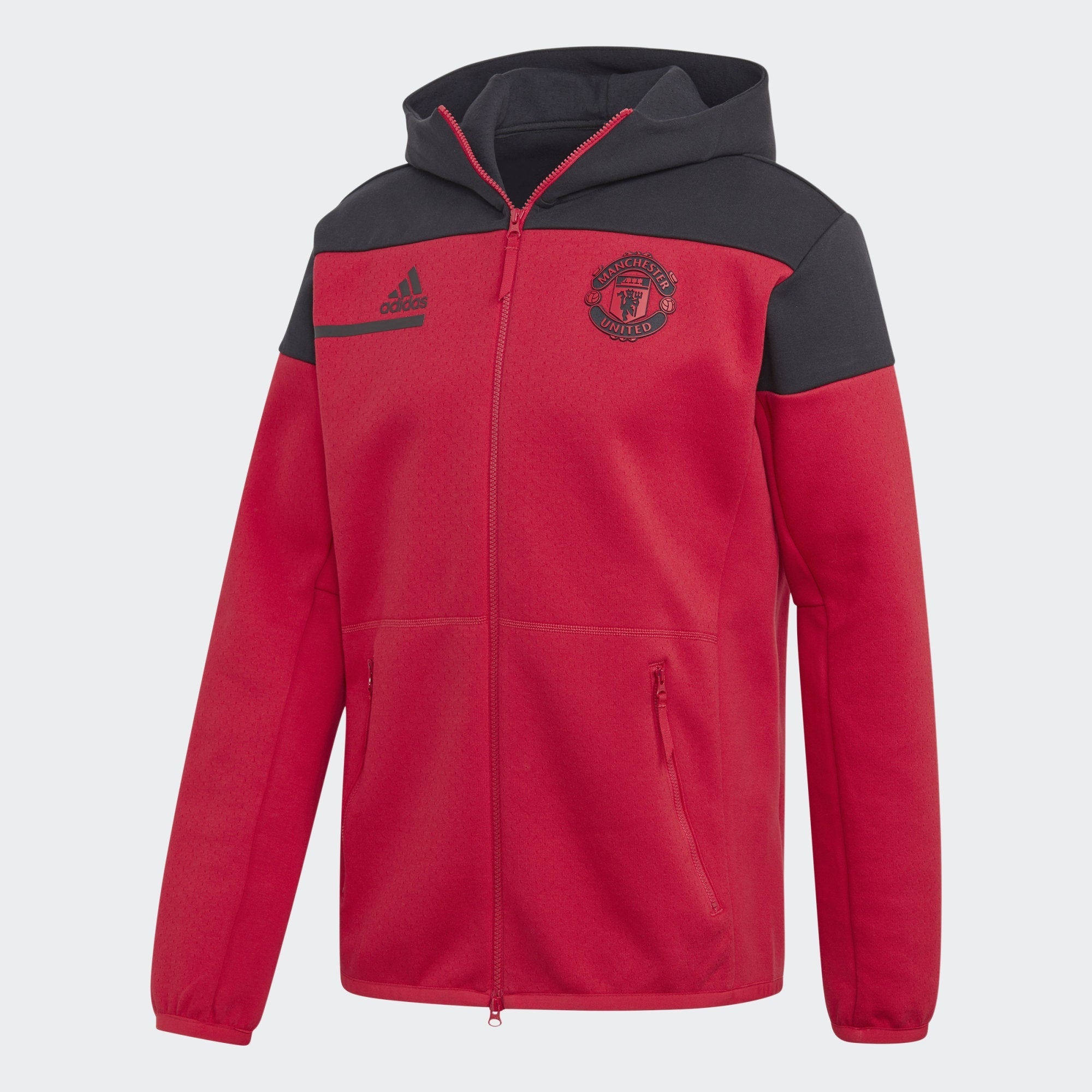 Veste United Anthem 2020/2021 Rouge/Noir – FootKorner