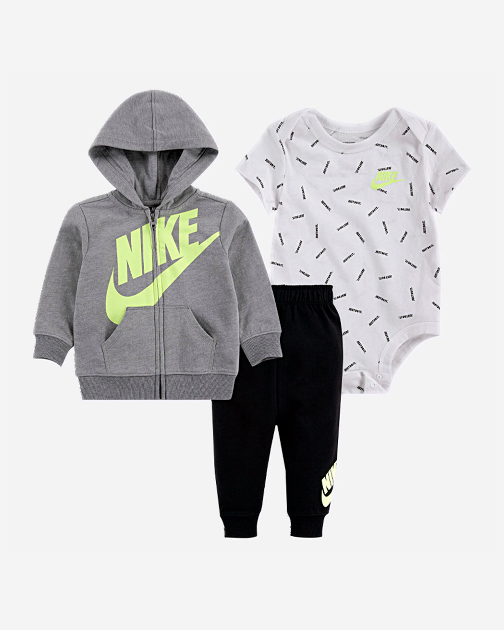 barato flota Hacer bien Nike Baby Tracksuit Set - Grey/Black – FootKorner