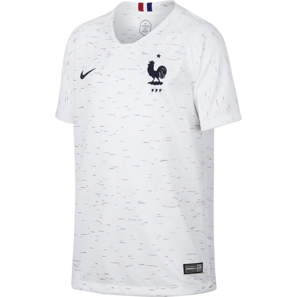 Camiseta Francia Junior - Blanco - 2018 Footkorner