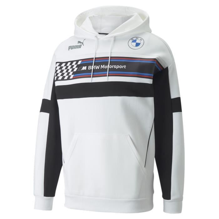 medida Universidad gemelo Puma BMW M Motorsport Hoodie - White/Black – FootKorner