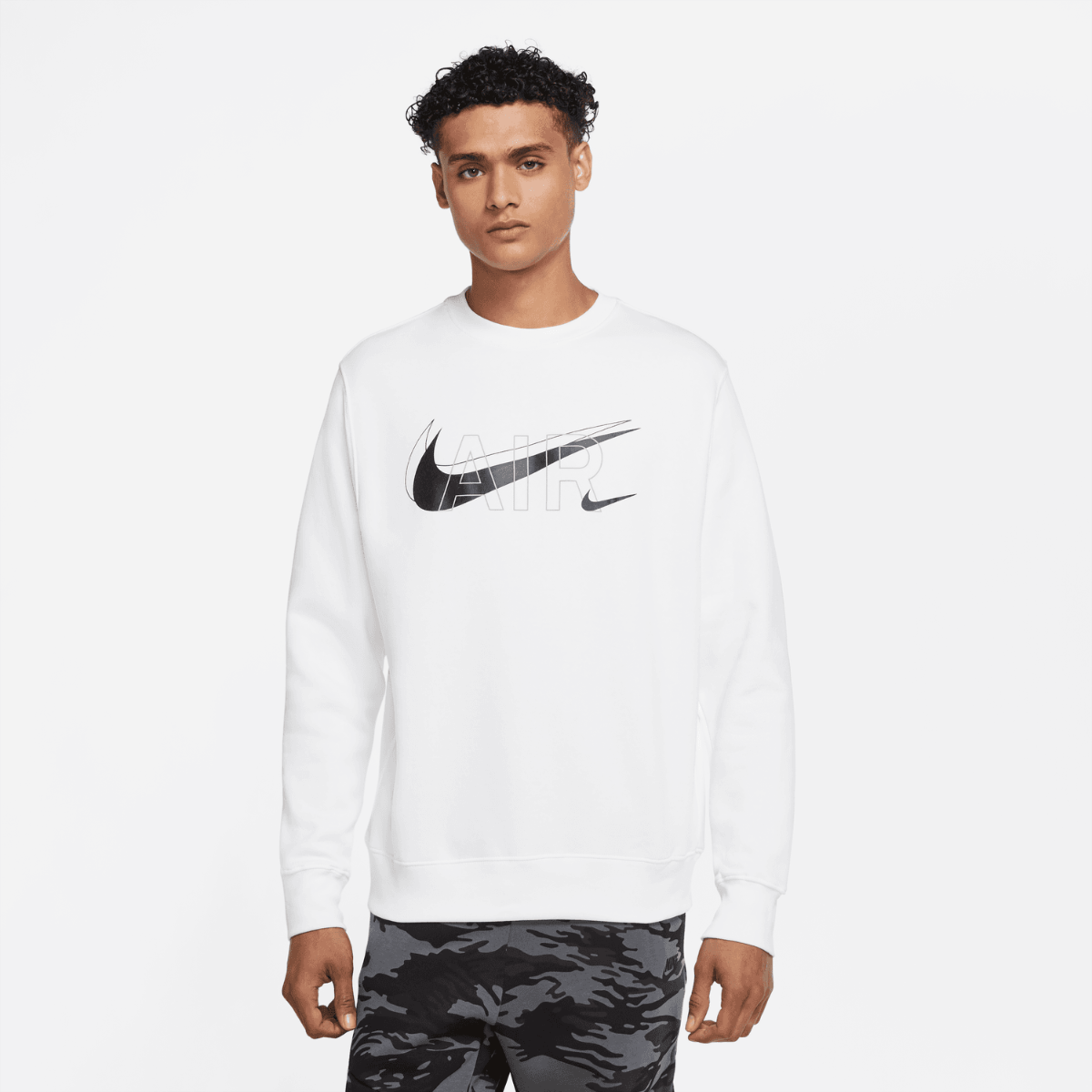 Sweat Nike Sportswear - Blanc/Noir – FootKorner