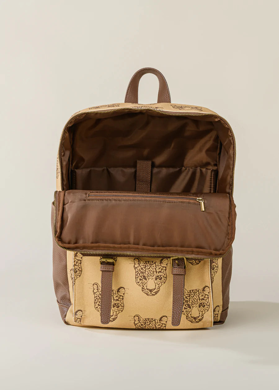 Sac À Dos Et Étui À Crayons FAUVE