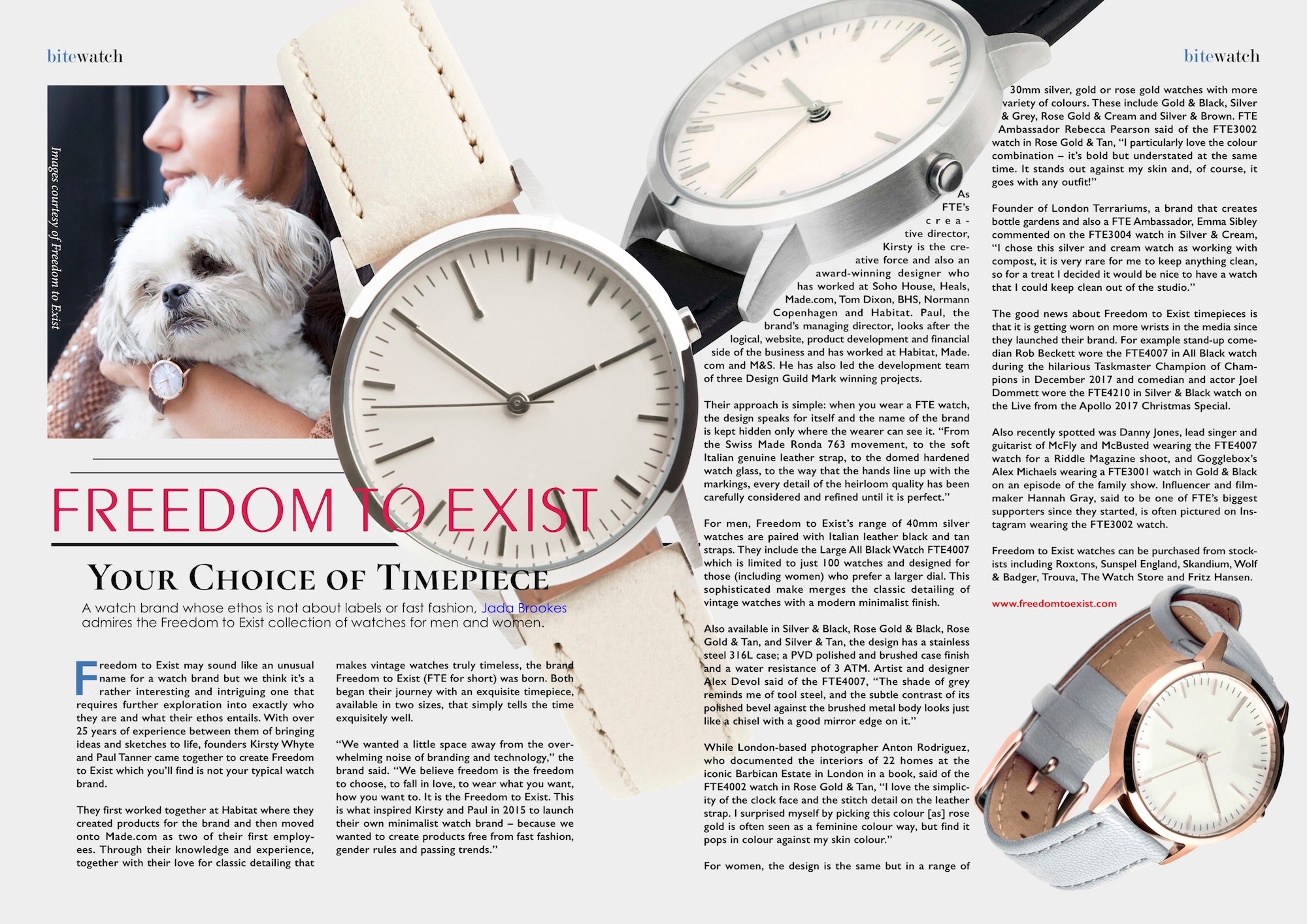 Bite Magazine - Freedom To Exist Watches