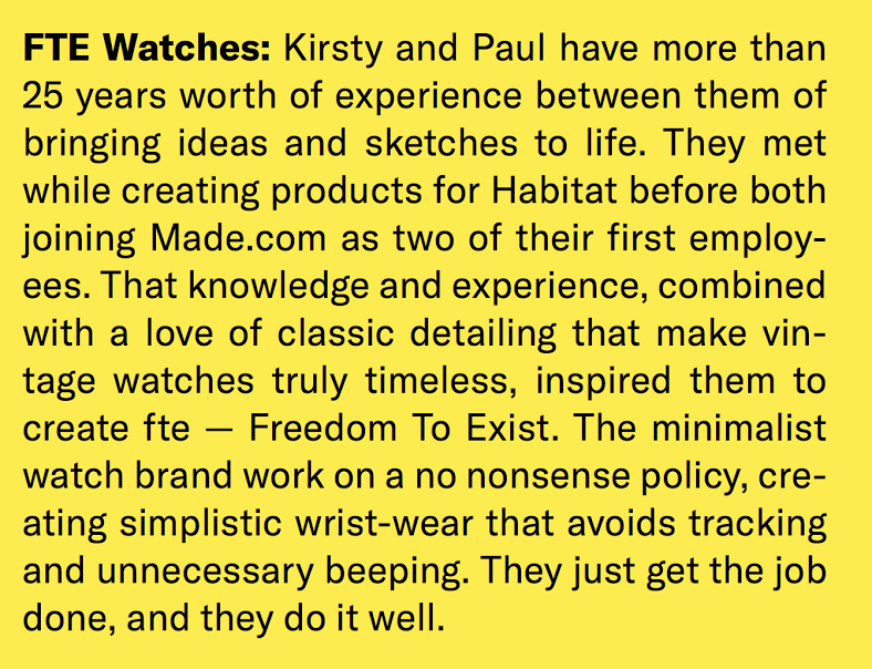 Freedom To Exist Watches - Boy George - Kirsty Whyte and Paul Tanner - December 2017