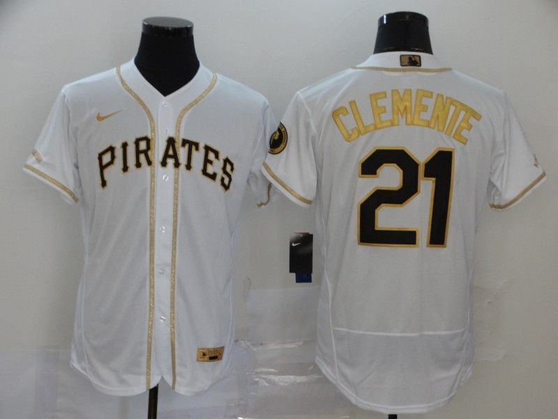 Roberto Clemente Pittsburgh Pirates Nike Home Replica Player Name Jersey -  White