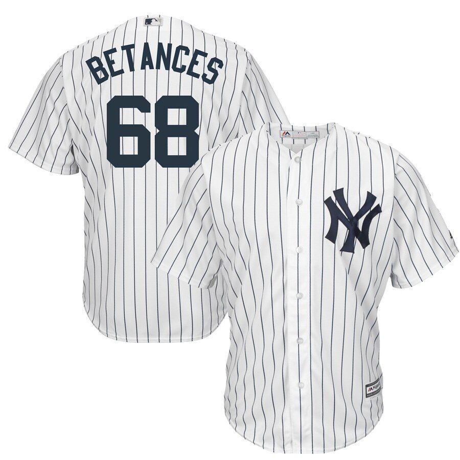 Dellin Betances New York Yankees Majestic Cool Base Player Jersey Jersey 2021 – Topeka