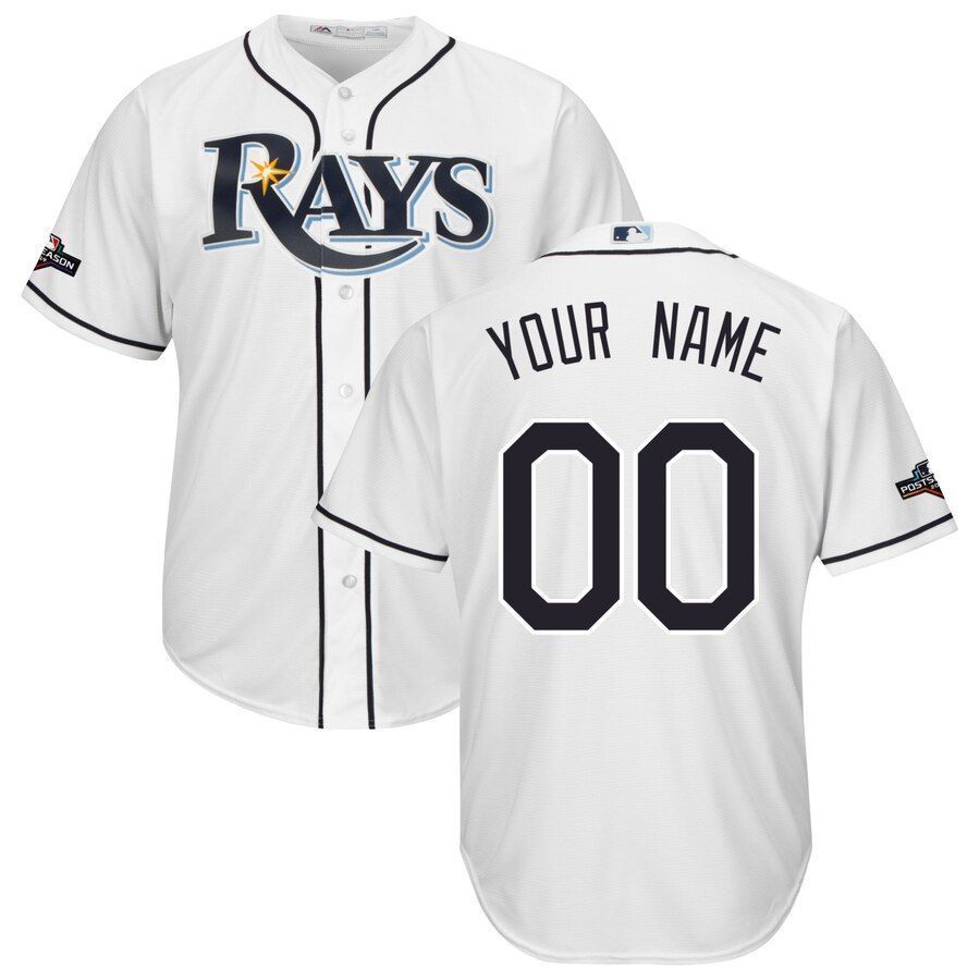 Men's Nike Kevin Kiermaier White Tampa Bay Rays Home Replica