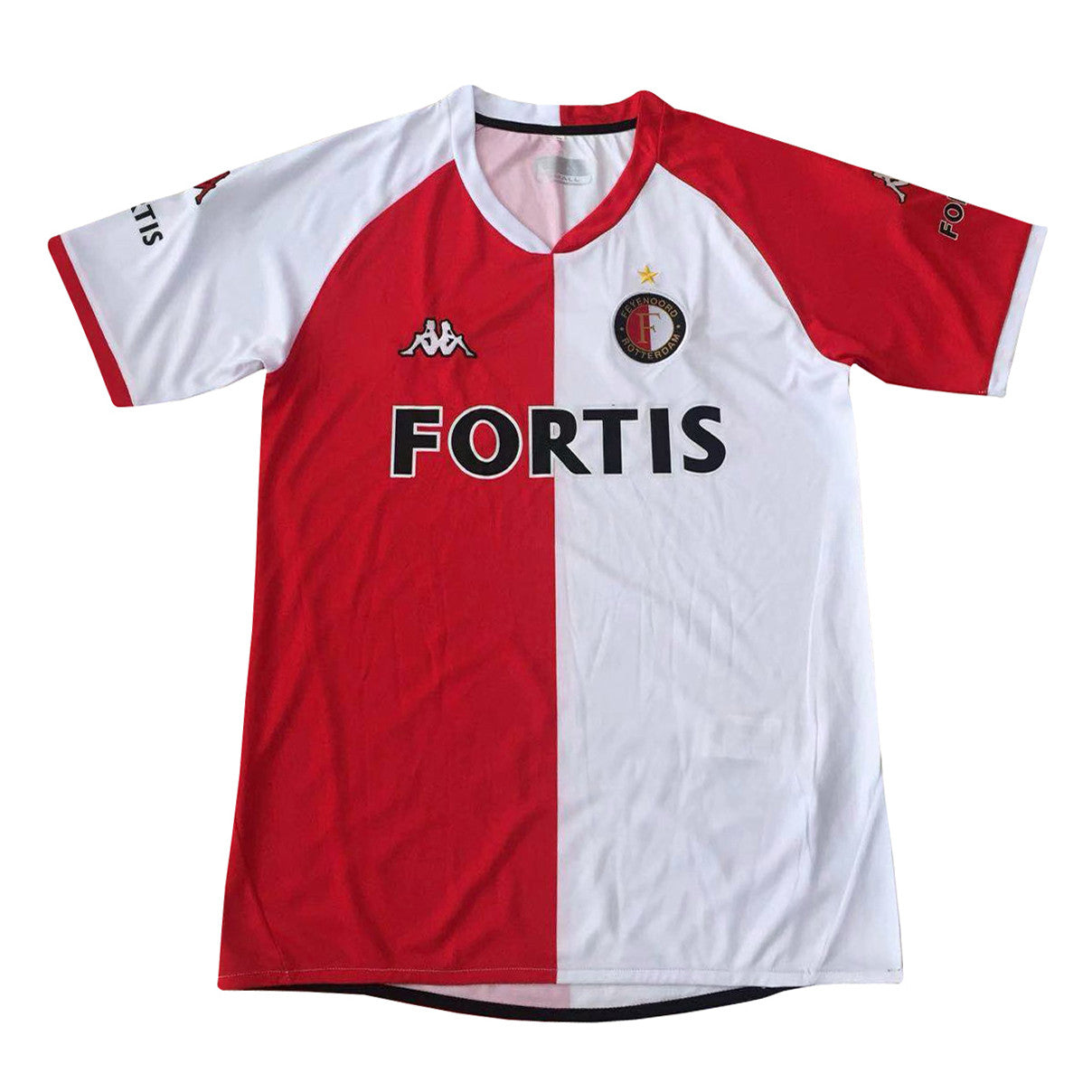 Wederzijds Op risico Plantage Feyenoord Rotterdam Retro Home Jersey Mens 2008 – Topeka Style