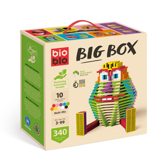 BIOBLO BIG BOX MULTI MIX 340 BIO BLO STEINE SPIEL PIATNIK 64021 # NEU OVP 