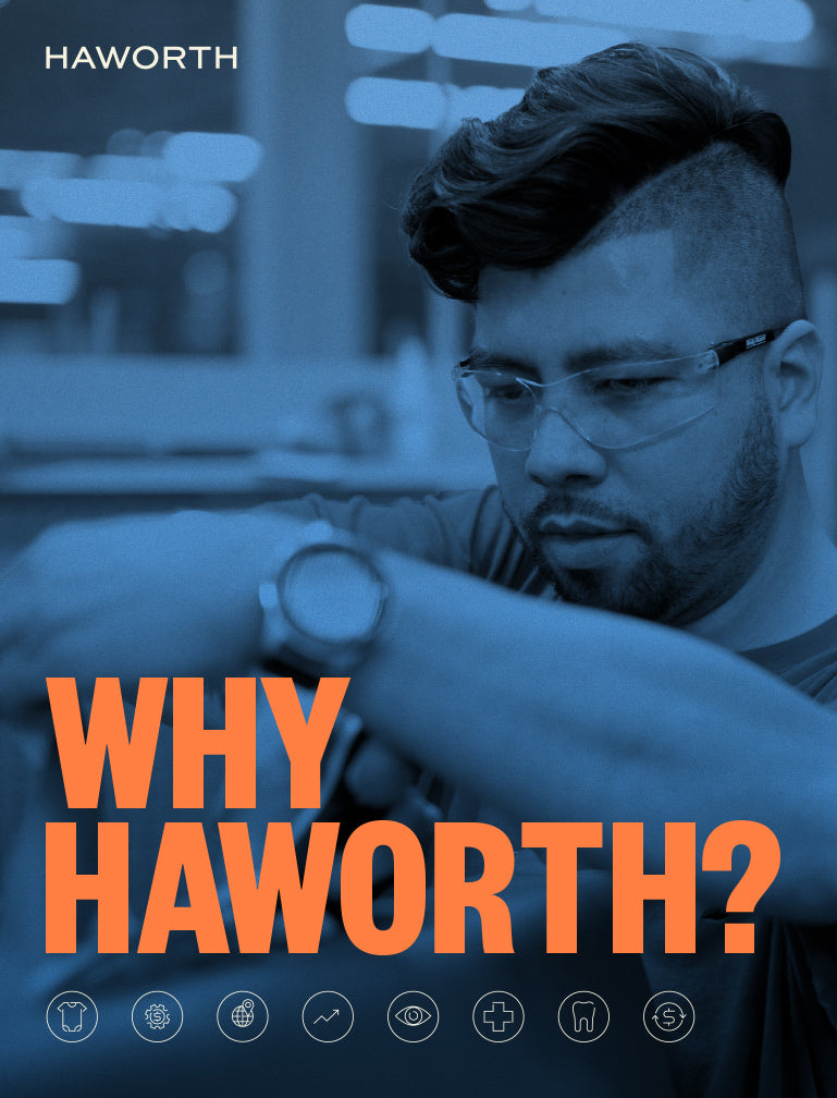 Why Haworth Recruiting Brochure Haworth SWAG