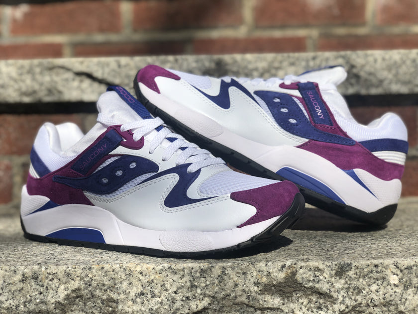 saucony grid 9000 grey purple