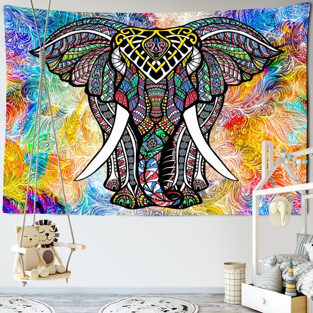 Good Luck Elephant Tapestry