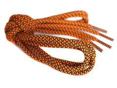 Fat Lace Safety Orange Rope Laces Orange/Black - 125cm