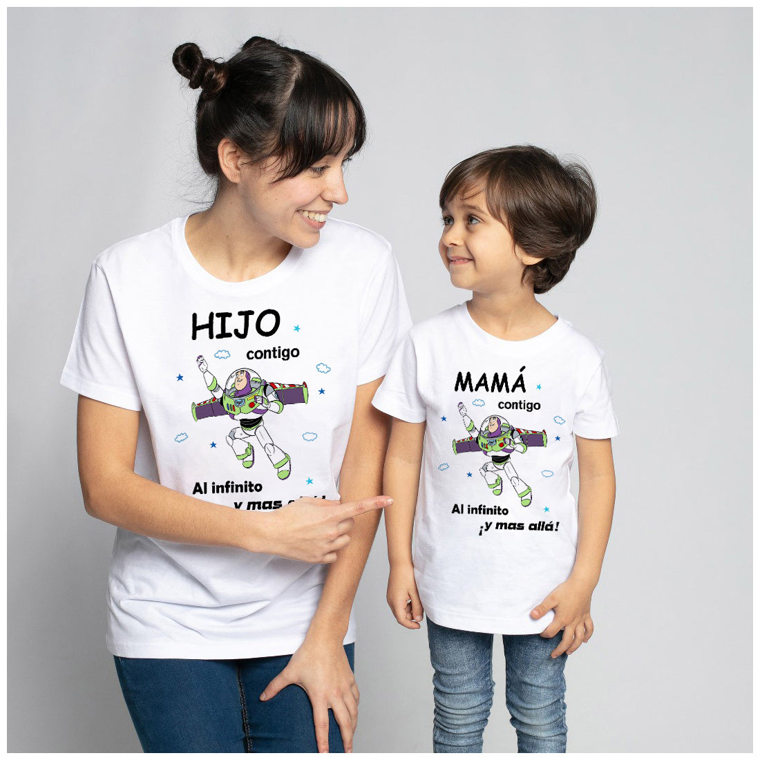 Escultura regional lavanda Camisetas personalizadas familia hasta el infinito – mr-personaliza