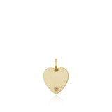 Small Heart Token + Multicoloured Sapphires