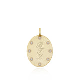 Large Oval Token + Diamonds