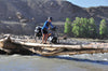 A fine balance. Katie on tour. Xinjiang Province, China. Photo: Jared Mitchell