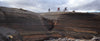 Jamie, Max and Guy on the Tukino Access Road. Photo: Gary Perkin