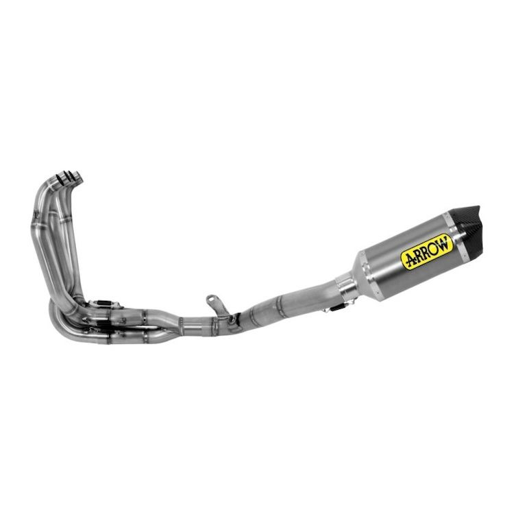 Arrow Competition EVO Exhaust System 71131CKZ For 2009 - 2022 Kawasaki ZX6R / ZX636 Stainless / Titanium / Carbon