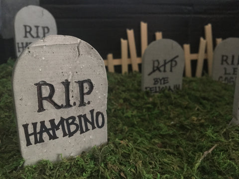 DIY Miniature Graveyard