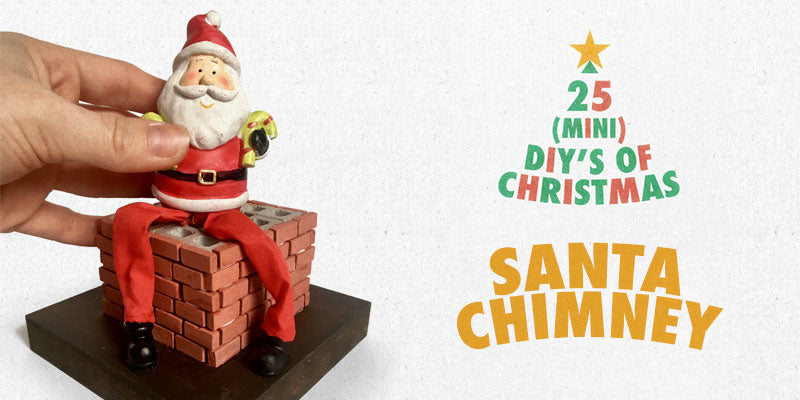 how to make a mini santa chimney