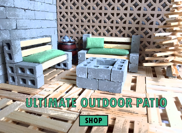 MINI MATERIALS MINIATURE OUTDOOR PATIO