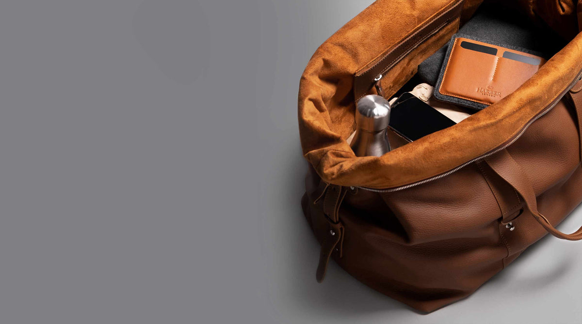 Leather Travel Bags for Men | Free Delivery | Harber London