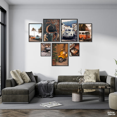 Classic Vintage Collection (7 Panel) Wall Art