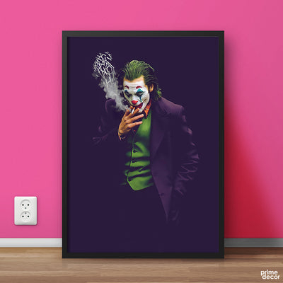 Joker Smoking HAHAHA| Movie Poster Wall Art