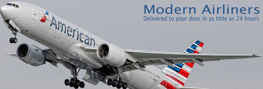 Modern Airliner Models, Ready to ship to your door in as little as 24 hours