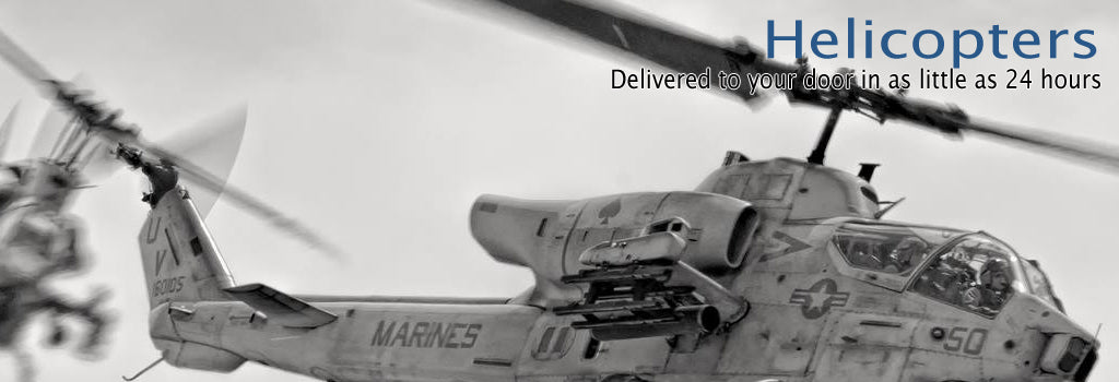 Helicopter Mahogany Models - Delivered to your door in as little as 24 hours