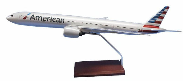 Boeing 777 300 American 1100 Scale Mahogany Model Available At