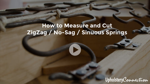 How to Measure and Cut ZigZag Springs