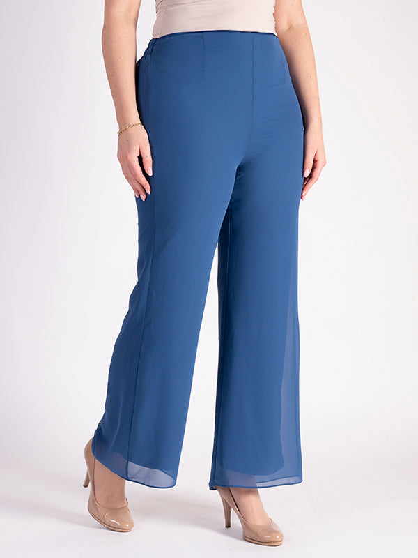 Bluebird Jersey Lined Chiffon Trousers