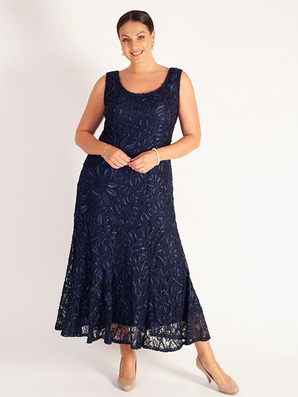 Navy Lace Cornelli Dres