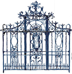 Crawford front gate