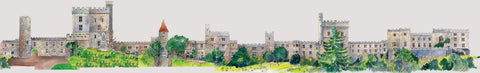 Lismore Castle exterior panorama