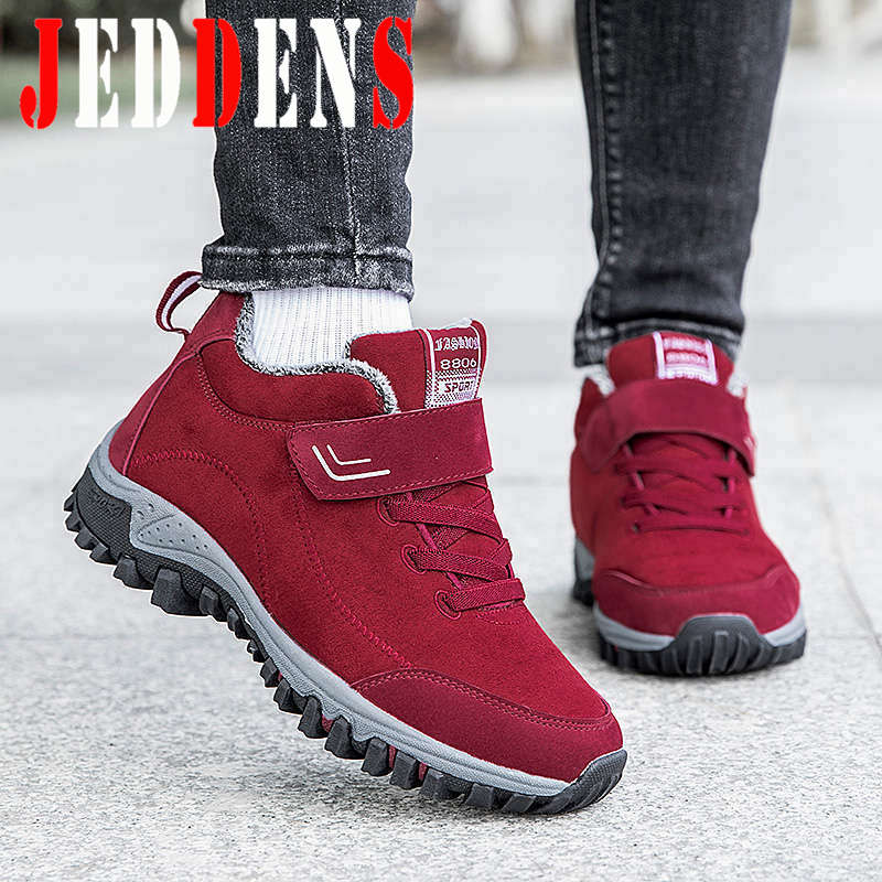 Woman Running Shoes Super Warm Sports Velvet Winter Sneakers Light Platform Sports Shoes freeshipping - Nesell